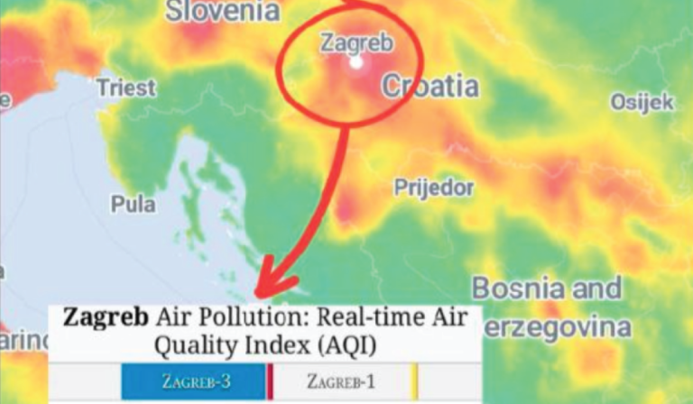 Zrak u Zagrebu u crvenom: Zašto sada nitko ne poziva da se „ostane doma”?