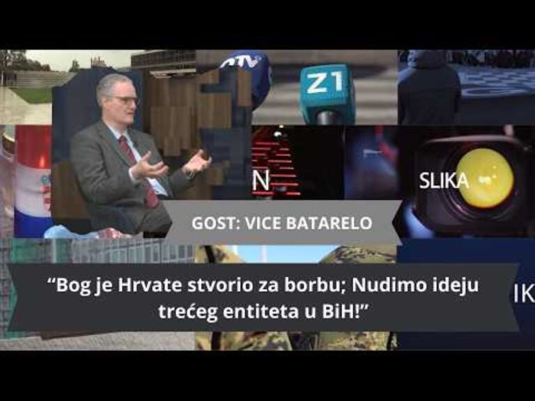 Batarelo u emisiji „Ton, slika, politika”: TradFest o krizi liberalizma, položaju Hrvata u BiH i strateškim partnerstvima