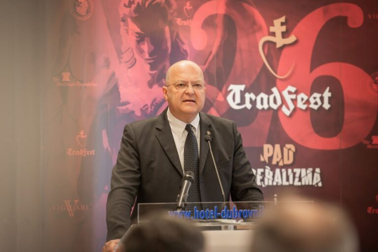 Mario Enzler na TradFestu: prava obiteljska politika i ekonomska sloboda ključ su opstanka zapadne civilizacije