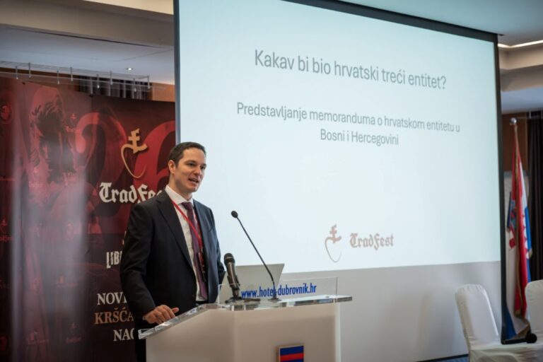 Ivan Pepić na TradFestu: preustroj BiH u tri konfederalne jedinice jedina je formula za stabilnost