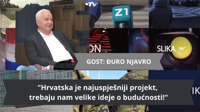 Od umjetne inteligencije do budućnosti Hrvatske: Đuro Njavro u „Tonu, slici, politici“