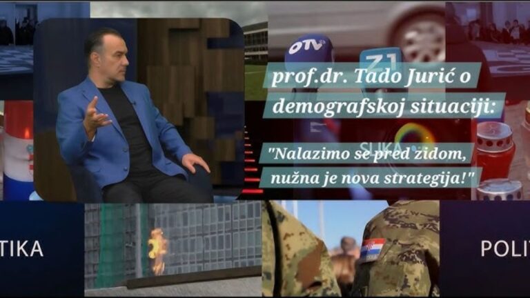 Tado Jurić u emisiji „Ton, slika, politika“: migracije kao egzistencijalno pitanje Hrvatske